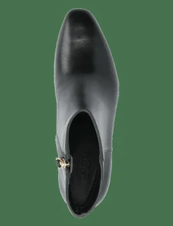 Demi Burnished Leather Bootie - Ankelboots med klack