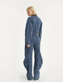 DENIM LOOSE FIT PANTS - Vida byxor