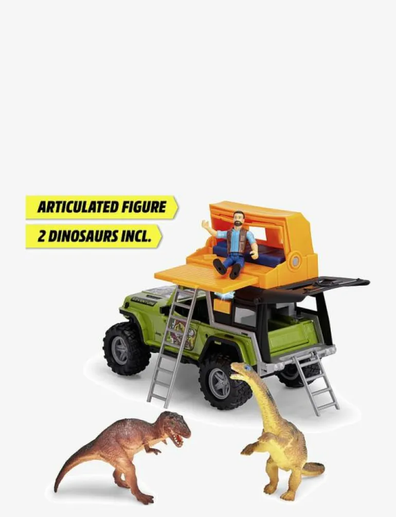 Dickie Toys Dino Camper Leksaksbil, 23 cm - Leksaksfordon