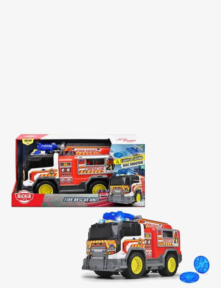 Dickie Toys Fire Rescue Unit, 30 cm - Leksaksbil