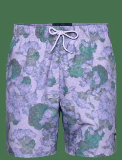 Digital Floral Print Swim Short - Badbyxor