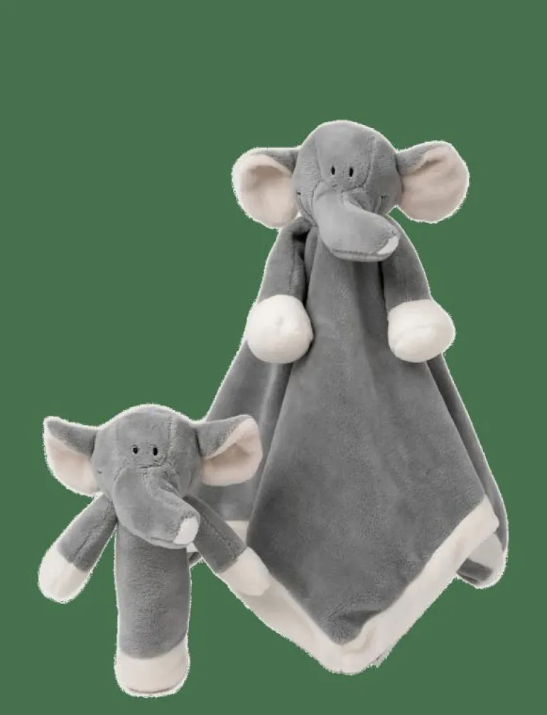 Diinglisar, Snuttefilt, Elefant, Grå - Snuttefiltar