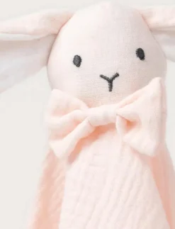 Diinglisar, Snuttefilt, Kanin, Muslin, Babyrosa - Snuttefiltar