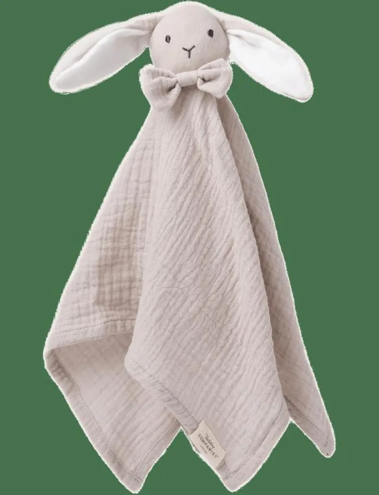 Diinglisar, Snuttefilt, Kanin, Muslin, greige - Muslindukar