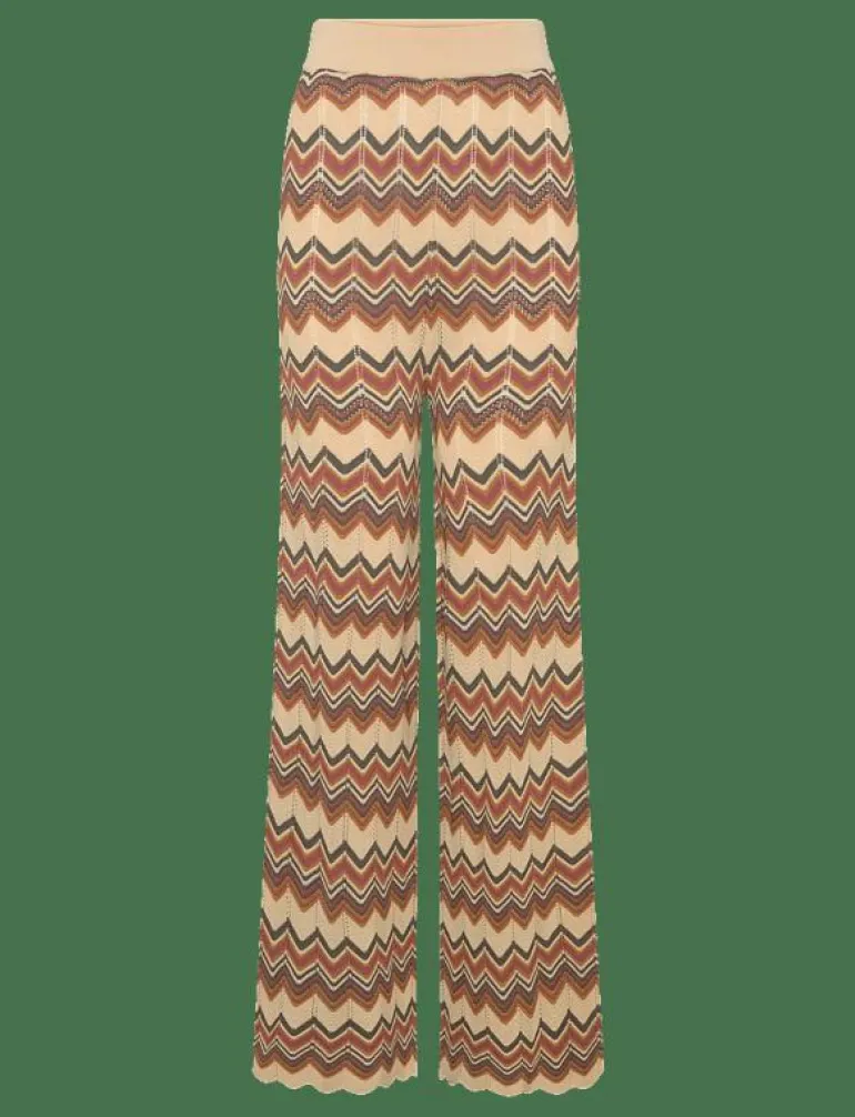 Ditte flared knitted pants - Byxor