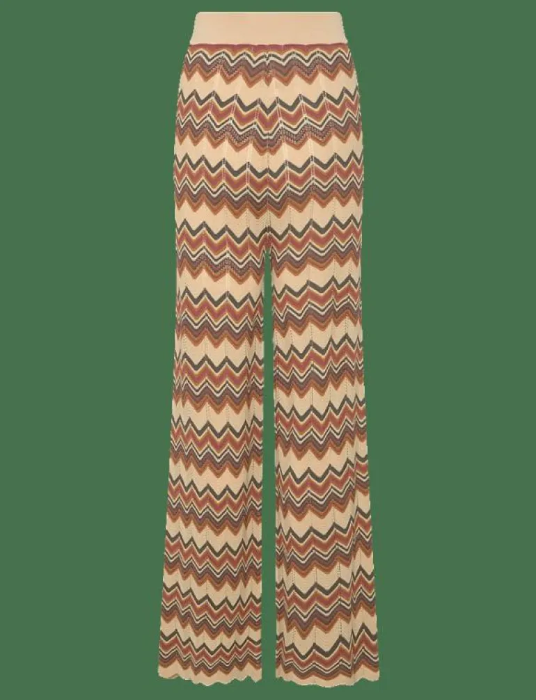 Ditte flared knitted pants - Byxor