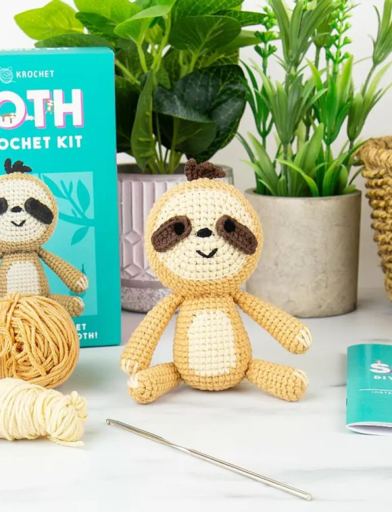 DIY Crochet Sloth - Spel & pussel