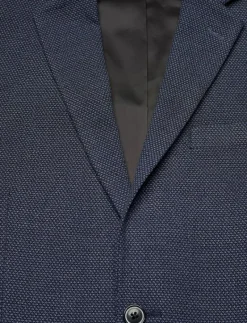 Dobby stretch blazer - Enkelknäppta kavajer