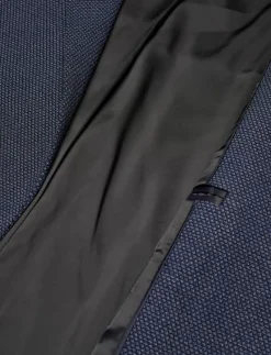 Dobby stretch blazer - Enkelknäppta kavajer