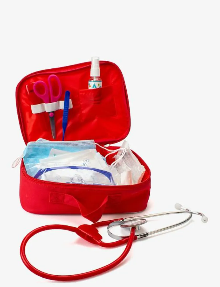 Doctor set in suitcase with 22 pcs. - Doktorsset