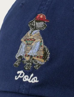 Dog-Embroidered Twill Ball Cap - Kepsar