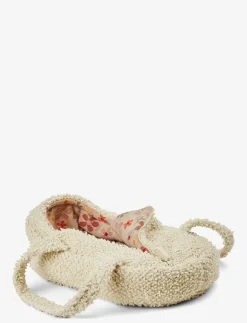 Doll carrier, off. white bouclé - Docktillbehör