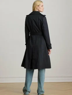 Double-Breasted Belted Trench Coat - Trenchcoats