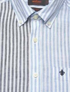 Douglas Linen Mix Shirt-Classic Fit - Randiga skjortor