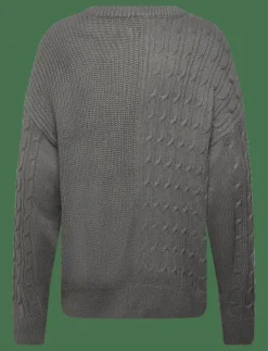 DP Knitted Combined Sweatshirt - Rundhalsad