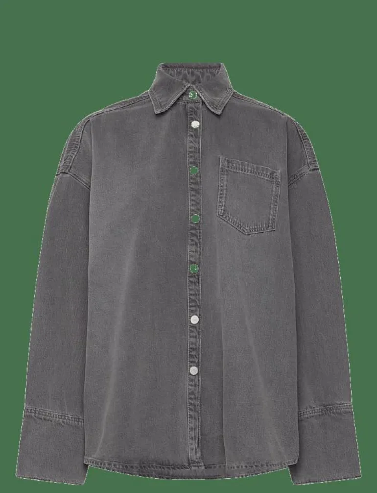 DRAPY DENIM SHIRT - Overshirts