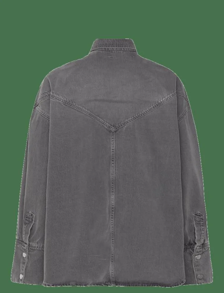 DRAPY DENIM SHIRT - Overshirts