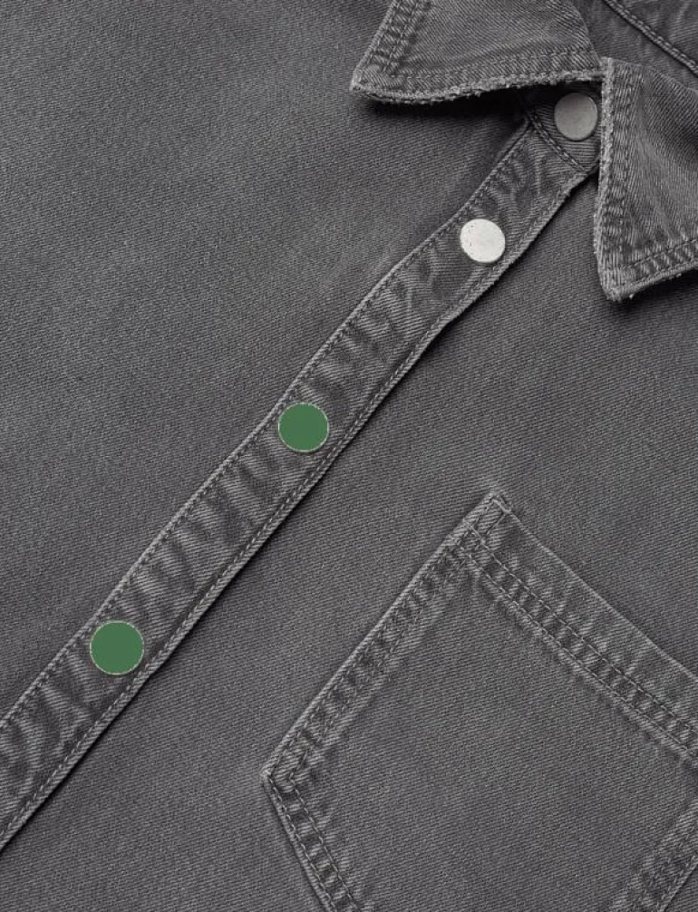 DRAPY DENIM SHIRT - Overshirts