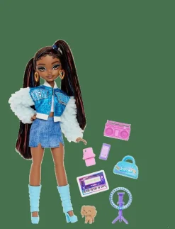 Dream Besties “Brooklyn” Fashion Doll with 8 Video & Music Themed Accessories - Dockor