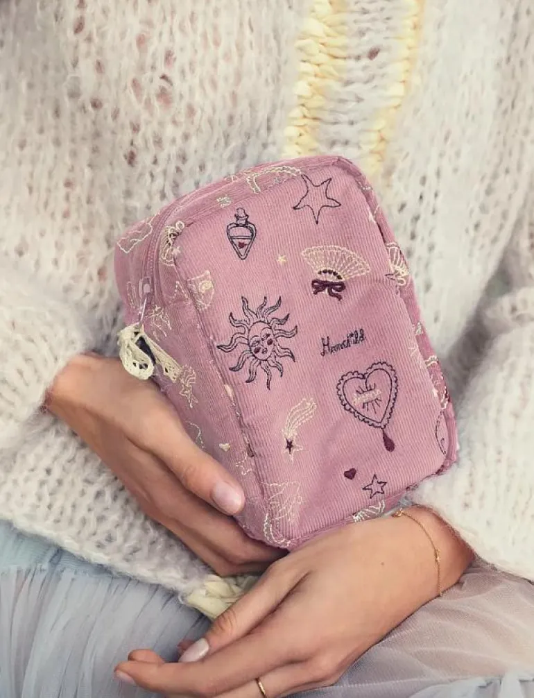 Dreams Makeup Bag Purple Theatre Magic - Sminkväskor