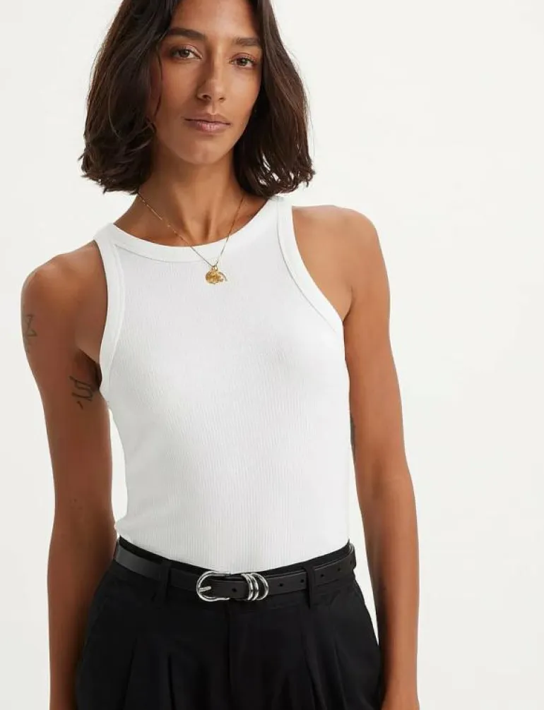DREAMY TANK WHITE + - Linnen