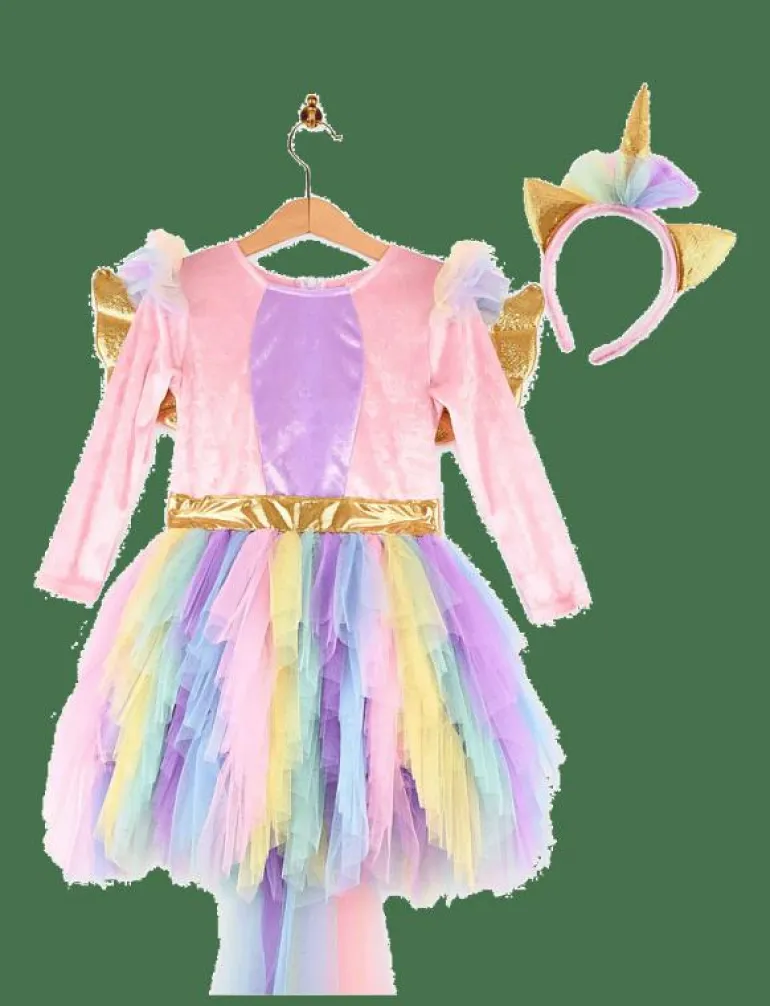 DRESS UNICORN w DIADEM - Maskeradkläder