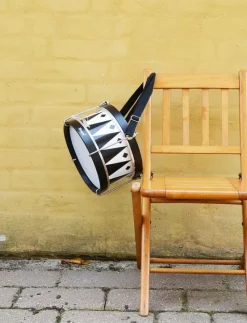 Drum with harlequin, black - Musikinstrument