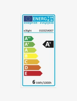 e3 LED E14 827 470lm - Glödlampor