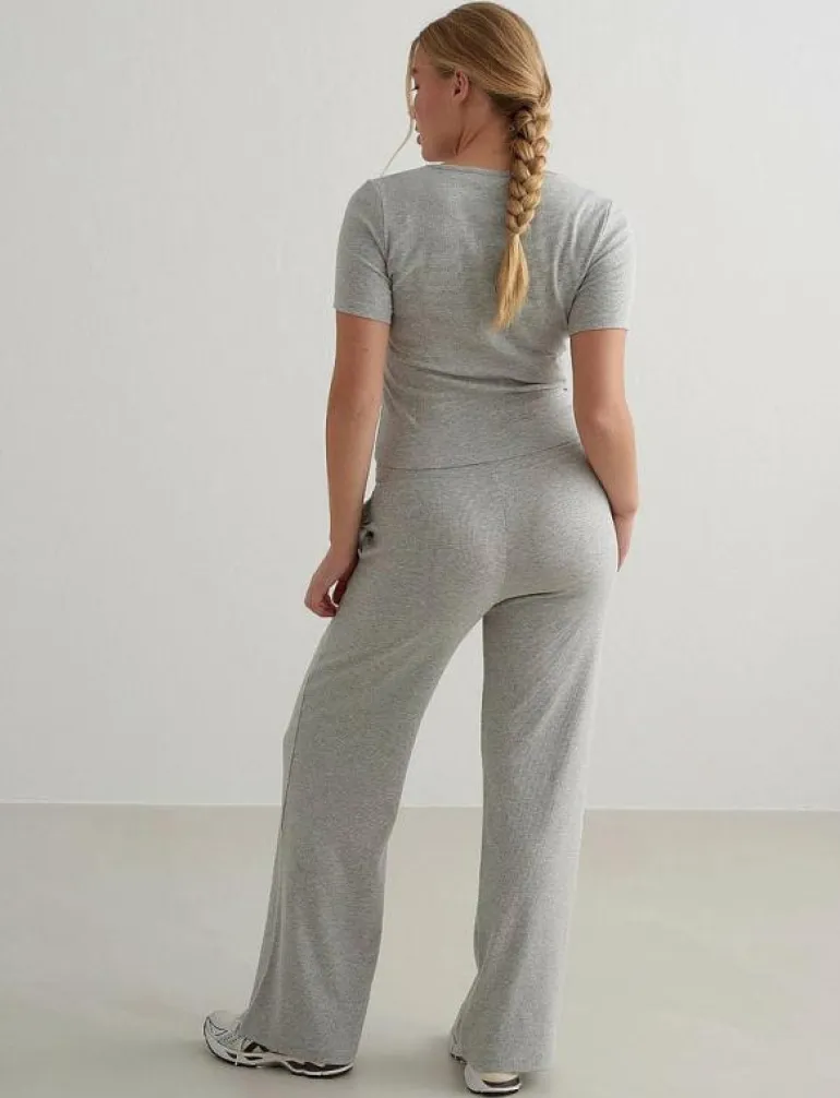 Ease Ribbed Wide Pants - Casual byxor