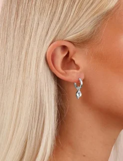 Eira navette ring ear s/clear - Onesize - Hoops