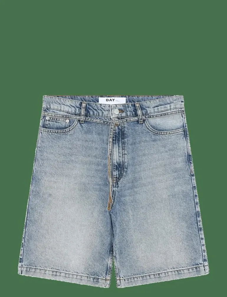 Elijah Shorts Blue Soft Denim - Jeansshorts