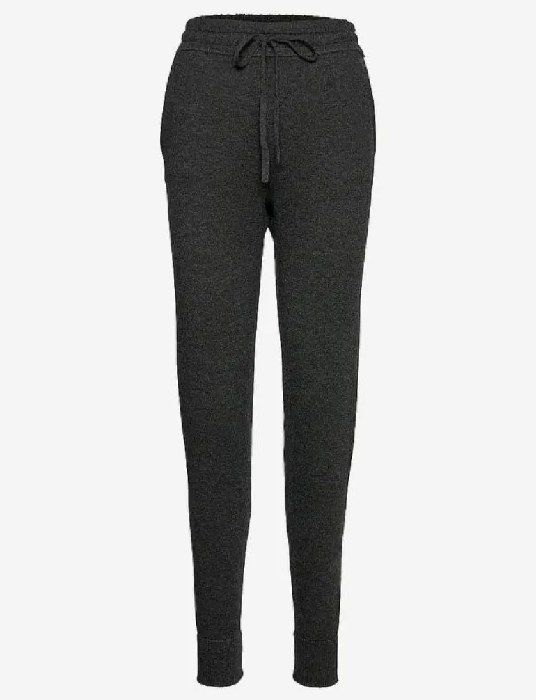 Elyssa Merino/Viscose Blend Knitted Track Pants - Sweatpants