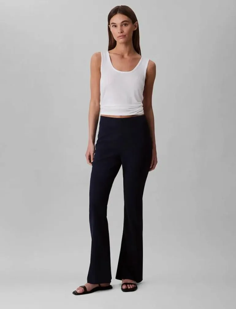 EU STRETCH CREPE STRAIGHT PANT - Kostymbyxor