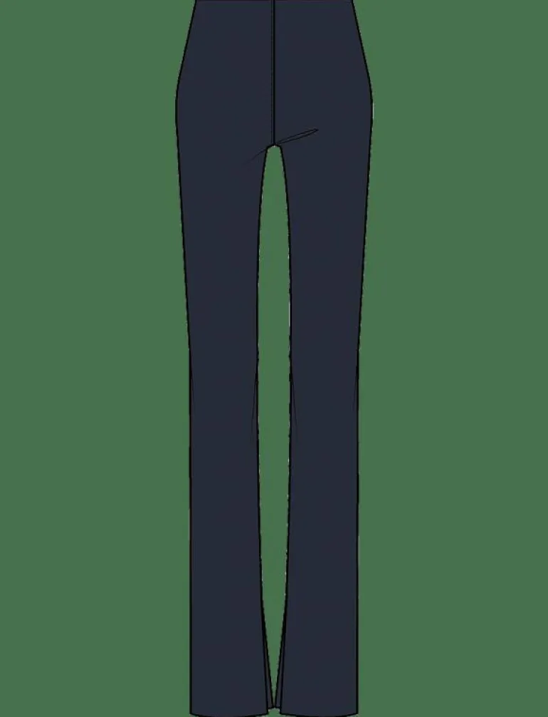 EU STRETCH CREPE STRAIGHT PANT - Kostymbyxor