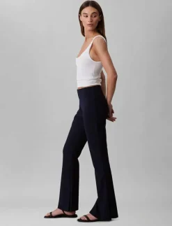 EU STRETCH CREPE STRAIGHT PANT - Kostymbyxor