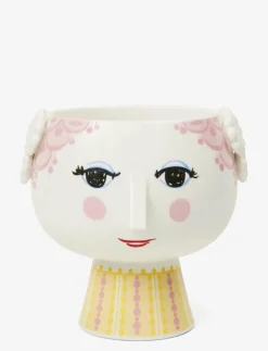 Eva Blomkruka på fot Ø15.5 cm rosa - Krukor