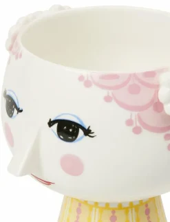 Eva Blomkruka på fot Ø15.5 cm rosa - Krukor