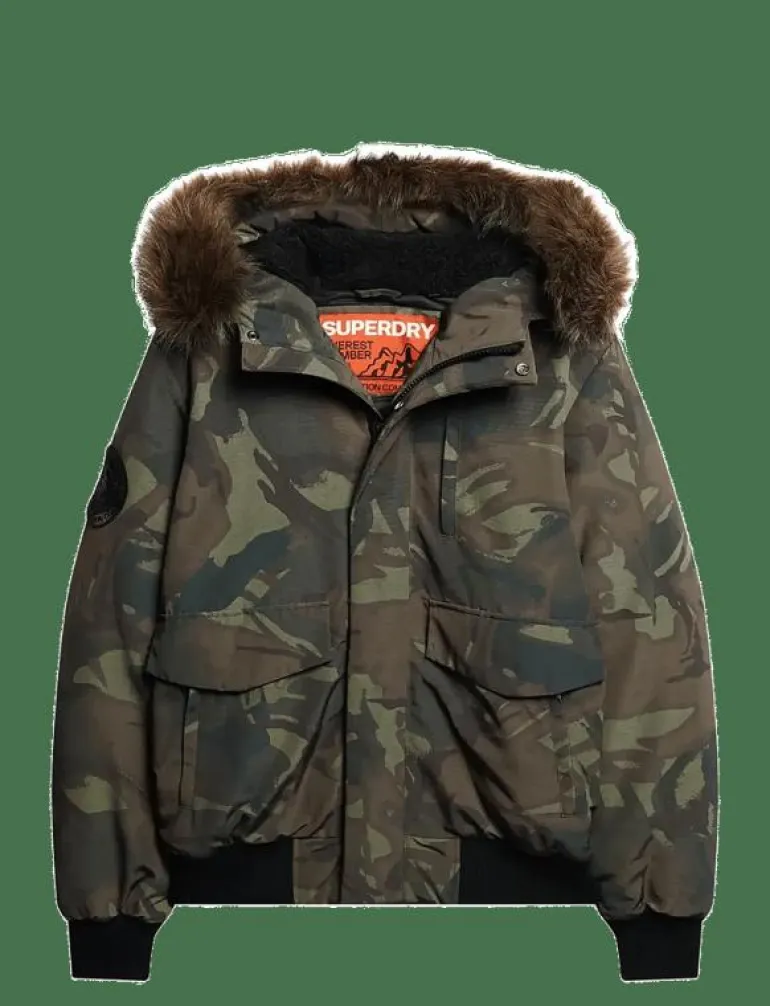 EVEREST HOODED PUFFER BOMBER - Fodrade jackor