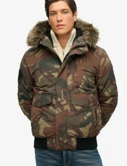 EVEREST HOODED PUFFER BOMBER - Fodrade jackor