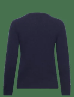 EXTRAFINE LAMBSWOOL BLEND V-NECK - Stickat