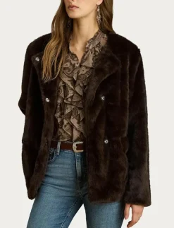 Faux-Fur Coat - Fuskpäls