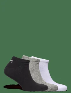 FILA 3pk Invisible Plain Socks - Strumpor