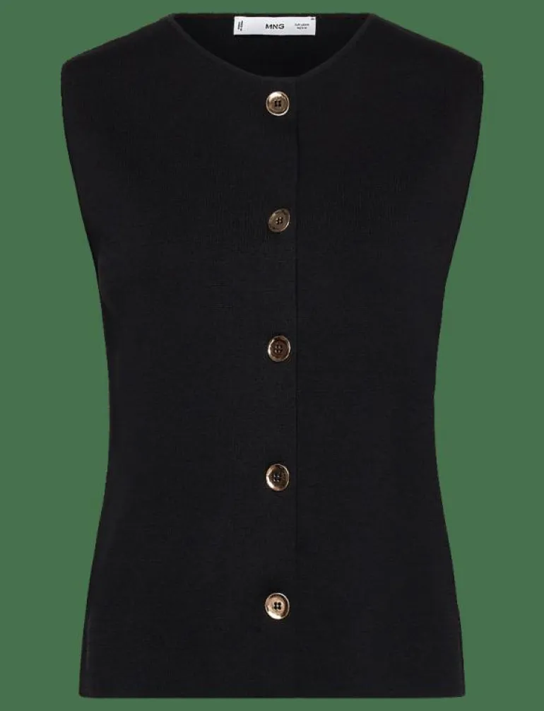 Fine-knit gilet - Stickade västar
