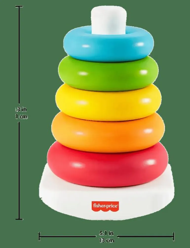 Fisher-Price Eco Rock-a-Stack - Stapelbara klossar