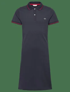 FITTED POLO PIQUE DRESS - Kortärmade vardagsklänningar