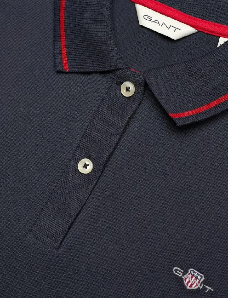 FITTED POLO PIQUE DRESS - Kortärmade vardagsklänningar