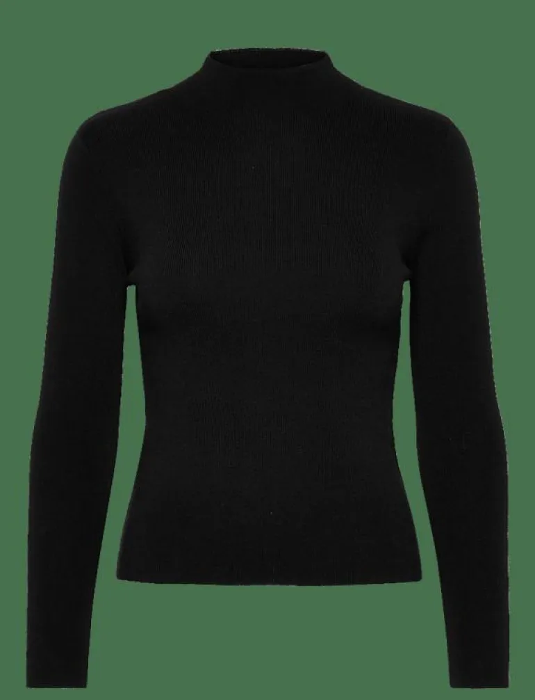 Fitted sweater with perkins neck - Polotröjor