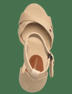 FLAG HIGH WEDGE ESPAD CRISSCROSS - Kilklackar
