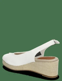 FLAG MID WEDGE ESPAD SLINGBACK - Kilklackar