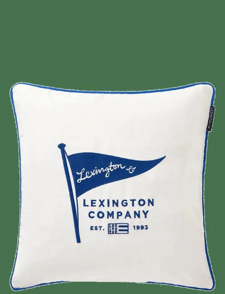 Flag Organic Cotton Twill Pillow Cover - Kuddfodral